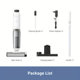 DREAME K10 Wet Dry Vacuum Cleaner, Cordless Vacuum Mop with Self-Washing, 8.38lbs Lightweight Floor Washer, 30min Runtime, Edge Cleaning Great for Hardfloor, Specially Designed Twin Scraper