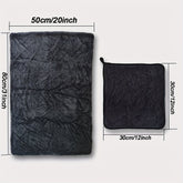 Premium Twisted Car Truck Motor Drying Towel - 1700 GSM, 19.69x31.5inch and 11.81x11.81inch