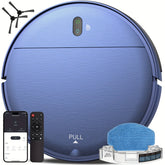 2-in-1 Robot Vacuum and Mop Combo with Automatic Recharge, Scheduled Cleaning, Powerful Suction, Super Thin Design, Low-Carpet Cleaning, 3D Obstacle Avoidance, 60dB Quiet Operation, 200-500ml Tank, 1000 Sq.m Coverage, USB Charging, Battery, Smart App Cont