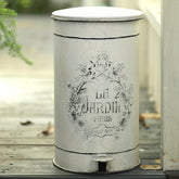 Metal Waste Basket Metal Waste Basket - Round Trash Can Suitable for Kitchen, Garden, Farmhouse, Outside