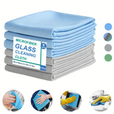 Microfiber Cleaning Cloths 6-Pack Microfiber Glass Cleaning Cloths - Streak-Free, Lint-Free