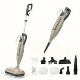 VM6 Steam Mop with Rotating Mop Pads, 10-in-1 Spin Steam Blaster Technology, 3 Steam Modes & LED Headlights for Laminate & Marble Floors, Steam Mops For Floor Cleaning, Floor Cleaning Mop, Swivel Mop, Floor Cleaning Mops, Flat Mops For Floor Cleaning, Spr