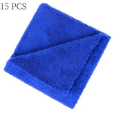 Liuzixuan 15-Pack Microfiber Car Wash Towels, 15.75x15.75inch 350GSM, Super Absorbent, Quick-Dry