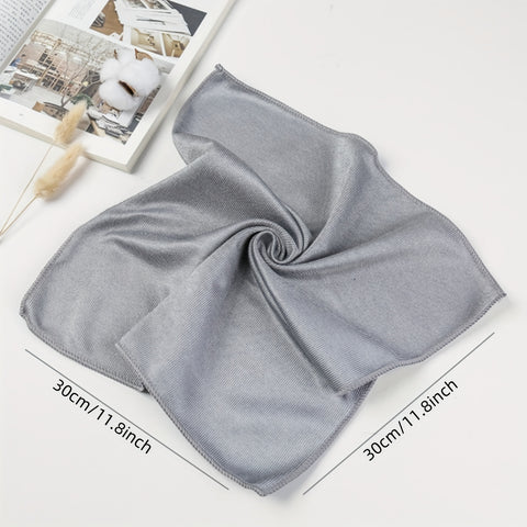 8pcs Microfiber Glass Cleaning Cloths - Lint-Free, Traceless, Shiny Surface Towels for Windows