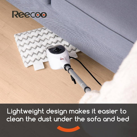 10-in-1 Steam Mop Floor Cleaner with 15-Second Fast Heating, Double-Sided Flip Design & Ergonomic Handle - Cordless Steam Cleaner for Kitchen, Living Room, Hardwood & Tile Floors, Multi-Surface Use, Quick Clean, No Residue, Compatible with