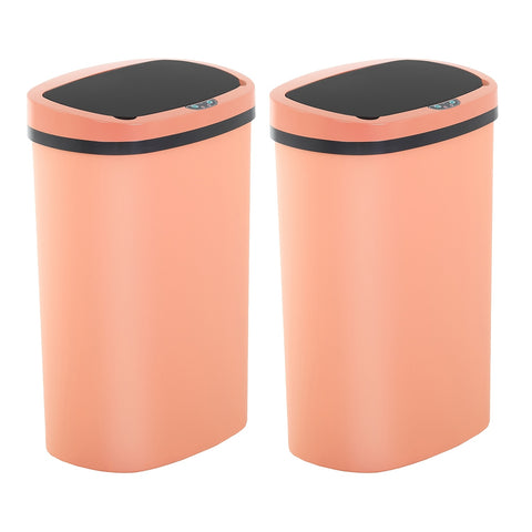 13 Gallon Touchless Trash Can & Garbage Cabinet with Automatic Sensor - Kitchen, Bathroom, Living Room, Office Organizers with Lid, Home Storage Accessories, Plastic Waste Bin for Efficient Organization