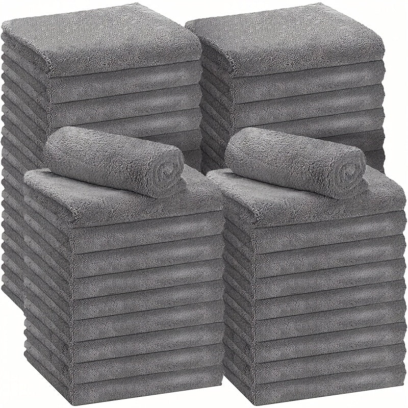 30pcs 15.75X15.75inch 500GSM Ultra Absorbent Car Wash Microfiber Towels - Soft