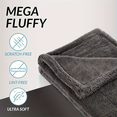 Large Microfiber Car Drying Towel - Ultra Absorbent, Scratch-Free
