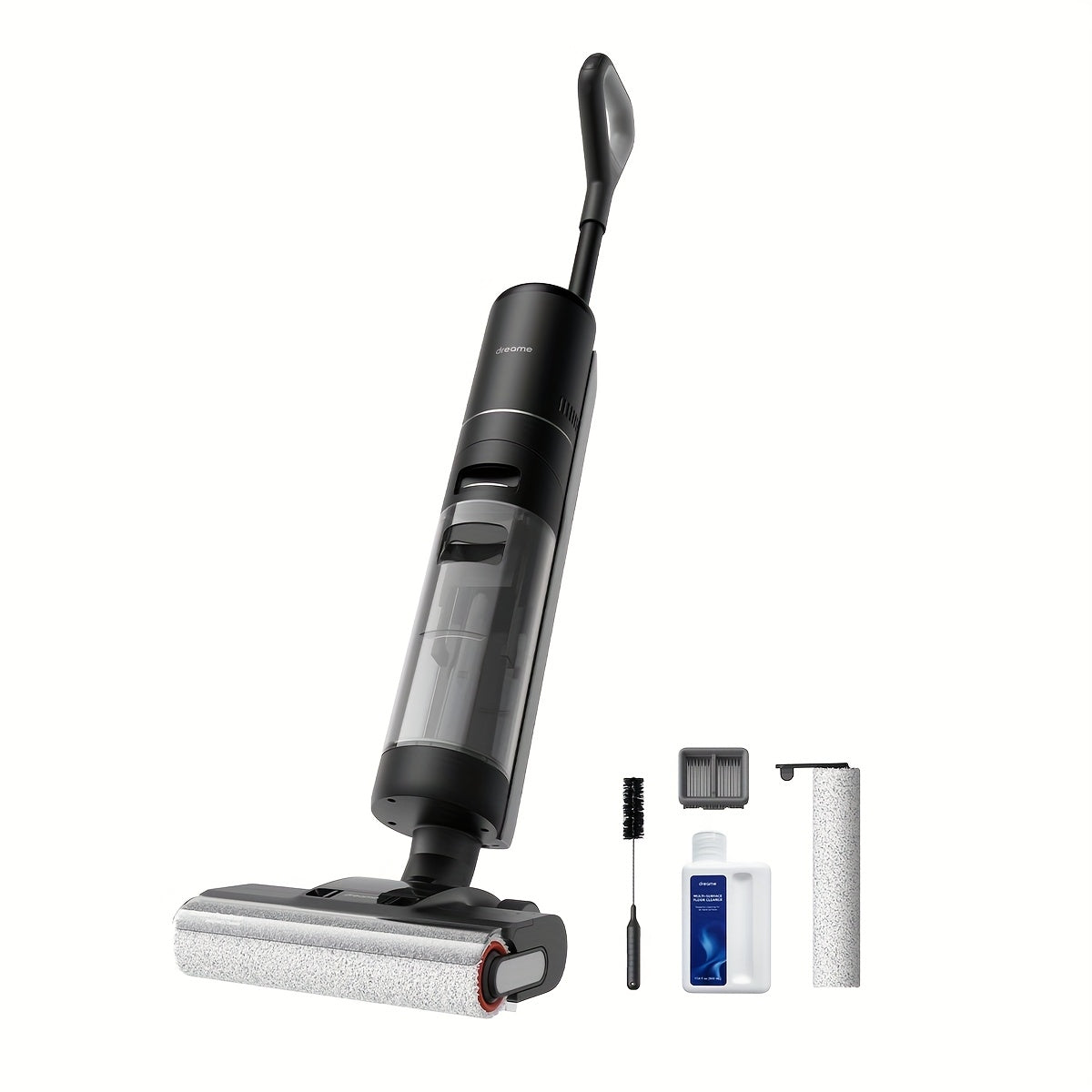 Dreame H12 PRO Cordless Wet\u002FDry Vacuum Mop & Floor Cleaner - All-in-One Smart Robot with Self-Cleaning System, Hot Air Drying, One-Step Edge Detection, 30 Min Runtime, 2.4 Gal Tank, 180° Rotating Head for Hard Floors, Tile, Vinyl, Linoleum - Plug-in