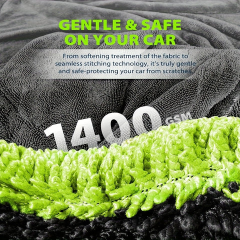 Ultra-Absorbent | 1400GSM 1400GSM Ultra-Absorbent SUV Truck Drying Towel