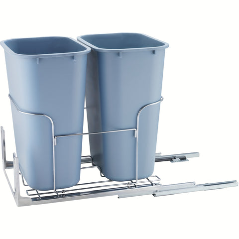Happybuy Pull-Out Trash Can 29\u002F70L Single Bin, Under Mount for Kitchen Counter & Sink