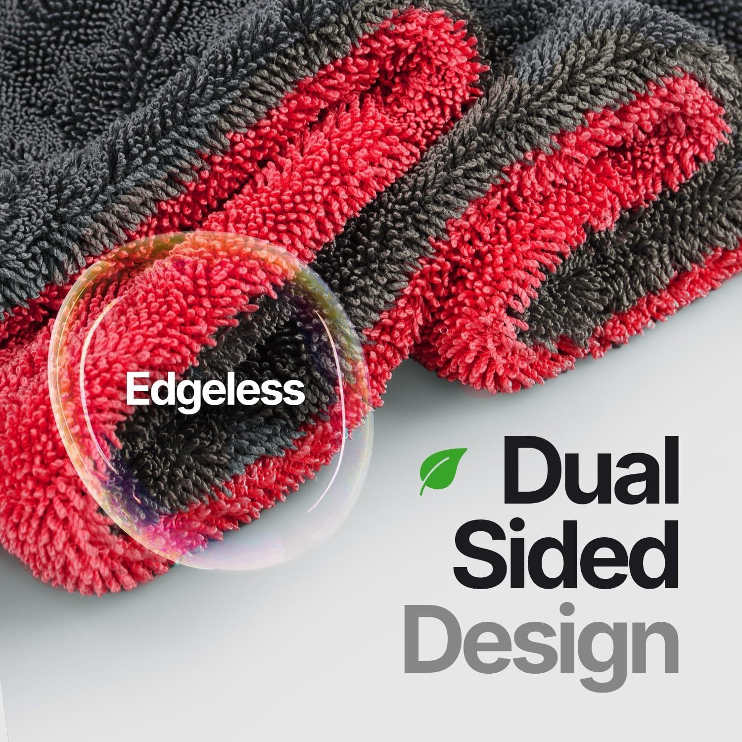 Extra Large Pack of 2 Double Twisted Loop Quick-Drying Towel