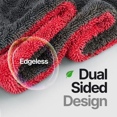 Extra Large Pack of 2 Double Twisted Loop Quick-Drying Towel