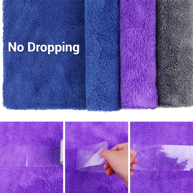 Liuzixuan 15-Pack Microfiber Car Wash Towels, 15.75x15.75inch 350GSM, Super Absorbent, Quick-Dry