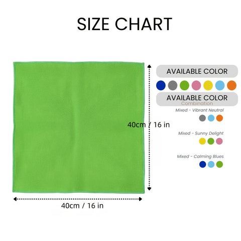 Heavy-Duty|Ultra Absorbent 12pcs Heavy-Duty Microfiber Cleaning Cloths