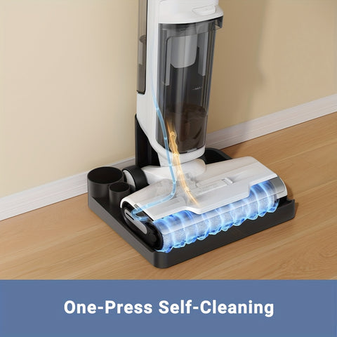DREAME K10 Wet Dry Vacuum Cleaner, Cordless Vacuum Mop with Self-Washing, 8.38lbs Lightweight Floor Washer, 30min Runtime, Edge Cleaning Great for Hardfloor, Specially Designed Twin Scraper