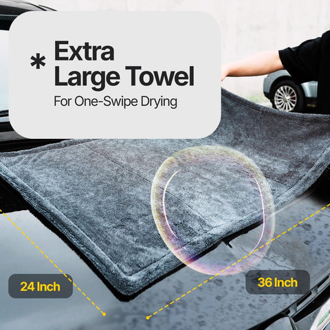 Extra Large Pack of 2 Double Twisted Loop Quick-Drying Towel