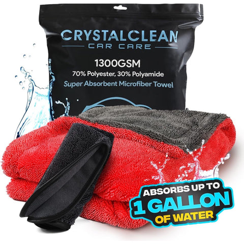 Extra Large Pack of 2 Double Twisted Loop Quick-Drying Towel