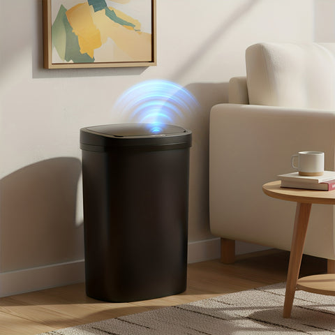 13 Gallon\u002F50L Automatic Trash Can, Touchless Motion Sensor Garbage Can, Lid Anti-Fingerprint Mute Designed, Trash Can For Kitchen Living Room Office Bedroom