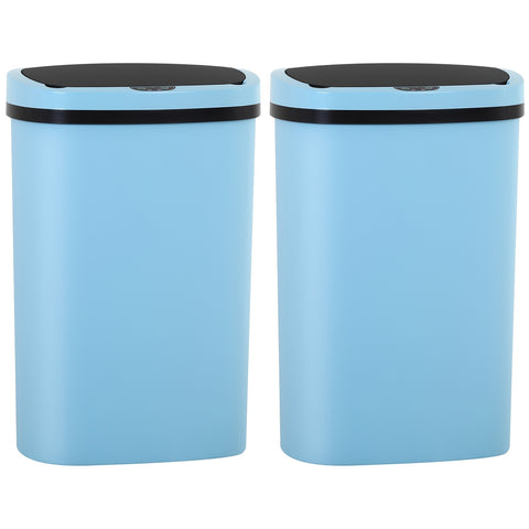 13 Gallon Touchless Trash Can & Garbage Cabinet with Automatic Sensor - Kitchen, Bathroom, Living Room, Office Organizers with Lid, Home Storage Accessories, Plastic Waste Bin for Efficient Organization