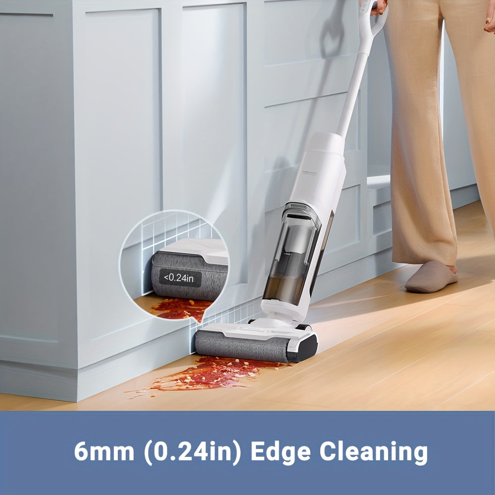 DREAME K10 Wet Dry Vacuum Cleaner, Cordless Vacuum Mop with Self-Washing, 8.38lbs Lightweight Floor Washer, 30min Runtime, Edge Cleaning Great for Hardfloor, Specially Designed Twin Scraper