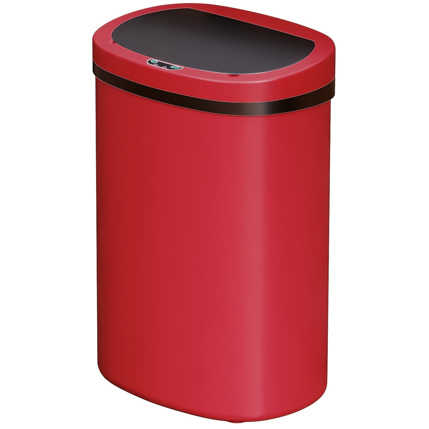 13 Gallon Touchless Trash Can & Garbage Cabinet with Automatic Sensor - Kitchen, Bathroom, Living Room, Office Organizers with Lid, Home Storage Accessories, Plastic Waste Bin for Efficient Organization