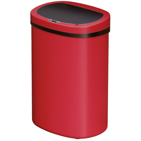 13 Gallon Touchless Trash Can & Garbage Cabinet with Automatic Sensor - Kitchen, Bathroom, Living Room, Office Organizers with Lid, Home Storage Accessories, Plastic Waste Bin for Efficient Organization