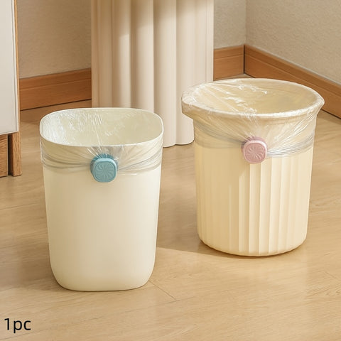 Foldable Trash Can with Adhesive Backing - No Drill Needed, Space-Saving Compact Design, Strong Sticky Base for Kitchen, Bathroom, Office, Car - Durable Plastic Bin for Small Spaces & On-the-Go Disposal, Bathroom Trash Can, Kitchen Waste Bin, Sleek Waste