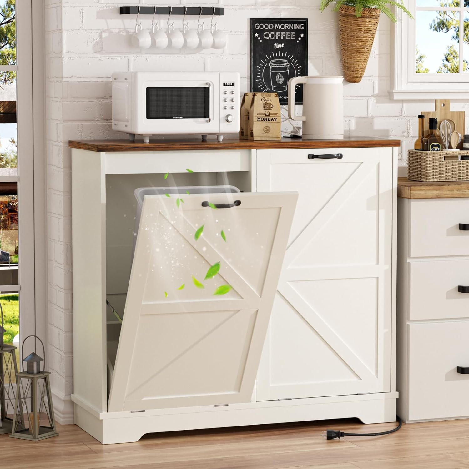 Sturdy Trash Cans Durable Odor-Proof for Home Office