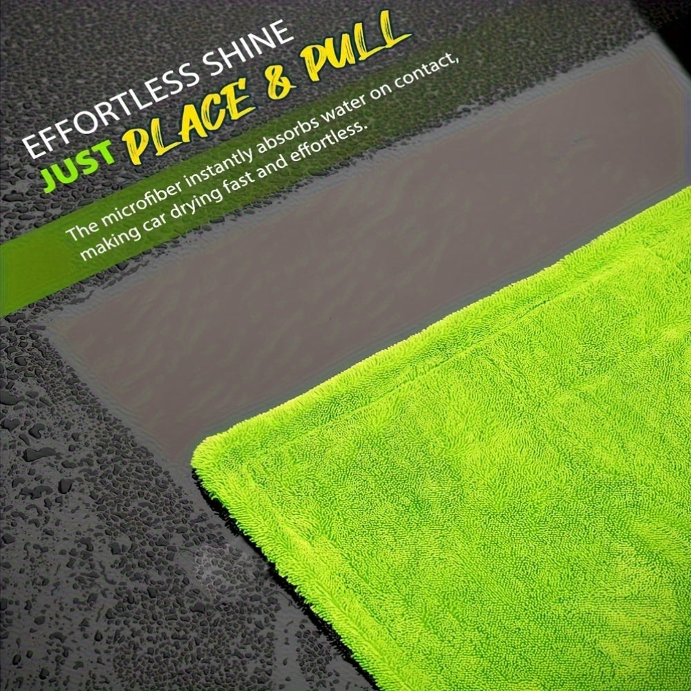 1400GSM Full-Size SUV Truck Drying Towel - 48.0inch x 24.0inch Double-Sided Microfiber