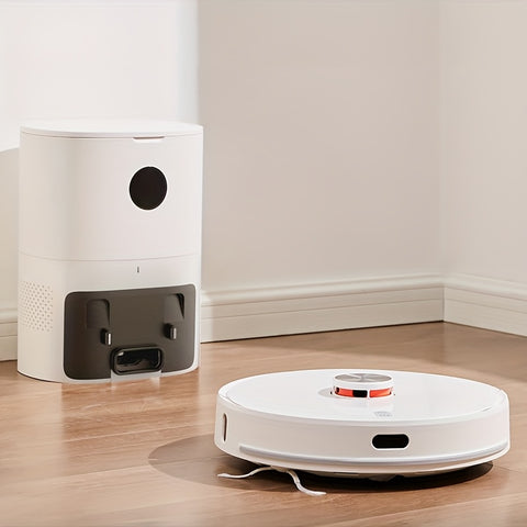 Lydsto S1 MAX Robot Vacuum and Mop Combo - All-in-One Sweeping, Mopping, Vacuuming with 8000Pa Powerful Suction, Auto Telescoping Mop, App & Voice Control, 40-Day Runtime, WiFi, for Hardwood, Tile, Linoleum Floors - Ideal for Home, Office, Pet Owners - Co