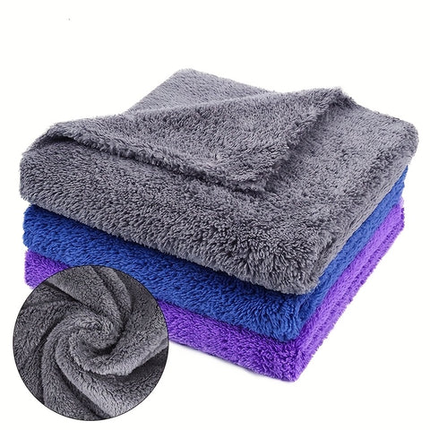 Liuzixuan 15-Pack Microfiber Car Wash Towels, 15.75x15.75inch 350GSM, Super Absorbent, Quick-Dry