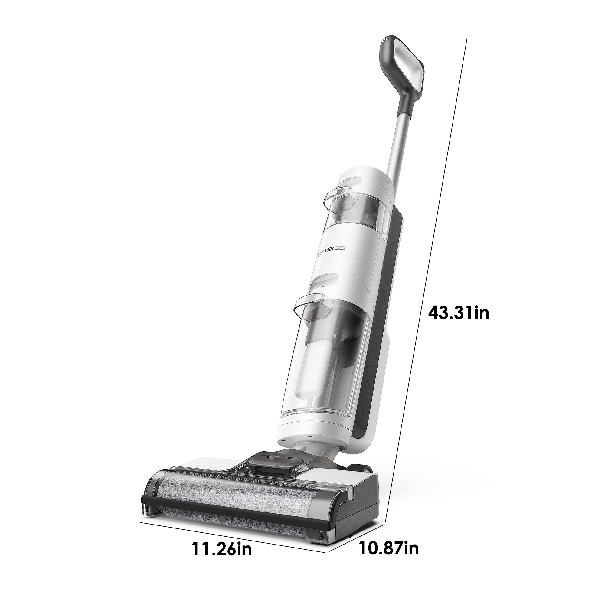 Tineco iFloor 3 Breeze Complete Wet Dry Vacuum Cleaner, Cordless Floor Cleaner and Mop Lightweight One-Step Cleaning for Hard Floors
