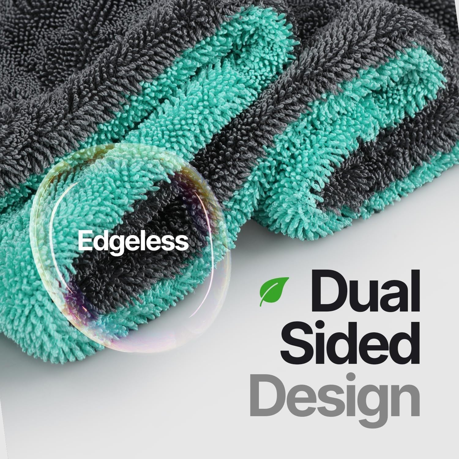 Extra Large Pack of 2 Double Twisted Loop Quick-Drying Towel
