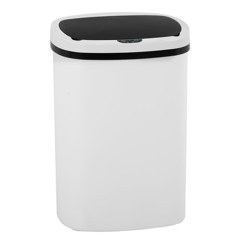 13 Gallon Touchless Trash Can & Garbage Cabinet with Automatic Sensor - Kitchen, Bathroom, Living Room, Office Organizers with Lid, Home Storage Accessories, Plastic Waste Bin for Efficient Organization