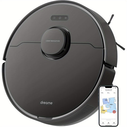 Dreametech D10s Pro Robot Vacuum and Mop Combo, Powerful 5000Pa Suction, AI-Powered Obstacle Recognition, 280mins Runtime, Robot Vacuum Cleaner Compatible with Alexa, Perfect for Pet Hair, Carpets