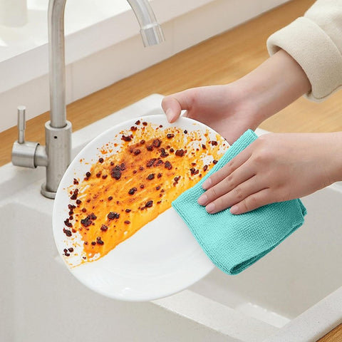 Microfiber Cleaning Cloths KICKLEEN 40-Pack Cleaning Cloths - Ultra, Heavy-Duty Lint-Free