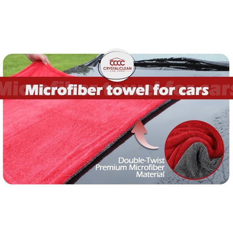Extra Large Pack of 2 Double Twisted Loop Quick-Drying Towel