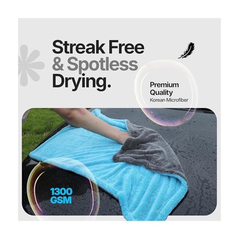 Extra Large Pack of 2 Double Twisted Loop Quick-Drying Towel