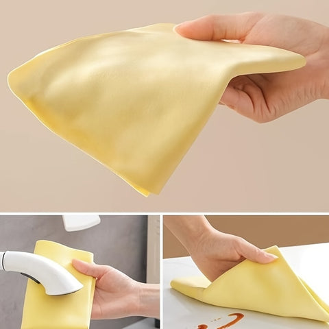 Premium Microfiber Shammy Cloths 6-Pack Premium Absorbent Microfiber Shammy Cloths - Scratch-Resistant