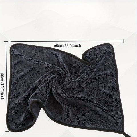 Microfiber Twisted Cloth Towels, 15.75x23.62inch