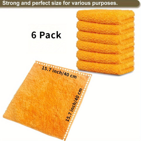 6pcs Microfiber Towels 6pcs Super Absorbent Ultrafine Microfiber Towels | Car Detailing and Home Cleaning