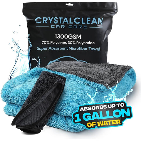 Extra Large Pack of 2 Double Twisted Loop Quick-Drying Towel