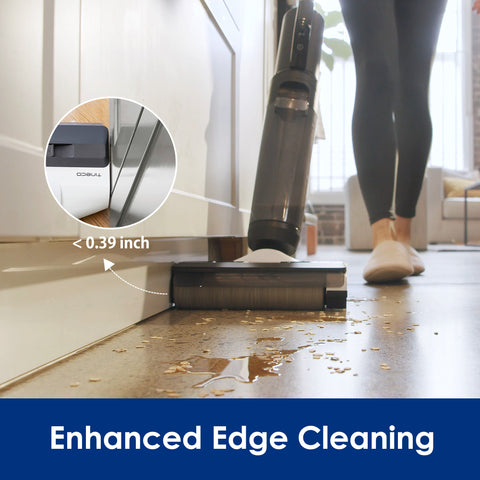 Tineco FLOOR ONE S5 COMBO 2-in-1 Smart Cordless Wet-Dry Vacuum Cleaner and HandVac, Great for Sticky Messes and Pet Hair, Lightweight, Ultra-Quiet, with Smart Display, Wi-Fi, App and Voice Guide