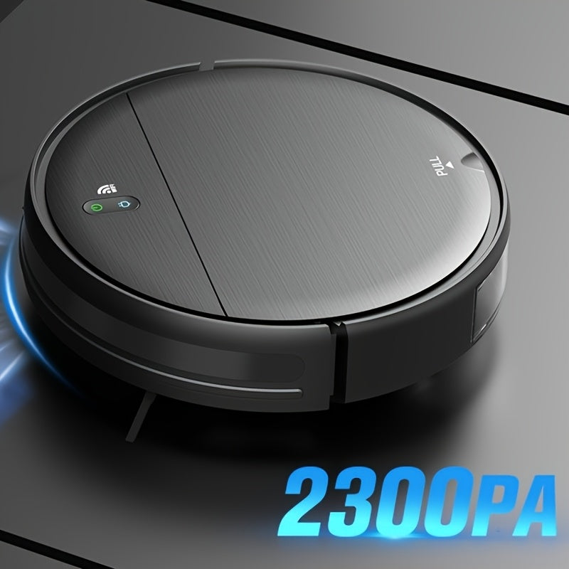 2-in-1 Robot Vacuum and Mop Combo with Automatic Recharge, Scheduled Cleaning, Powerful Suction, Super Thin Design, Low-Carpet Cleaning, 3D Obstacle Avoidance, 60dB Quiet Operation, 200-500ml Tank, 1000 Sq.m Coverage, USB Charging, Battery, Smart App Cont